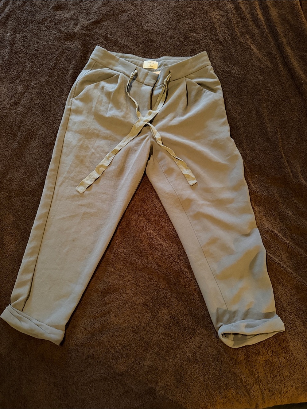 Wilfred Olive Drawstring Tapered Pants